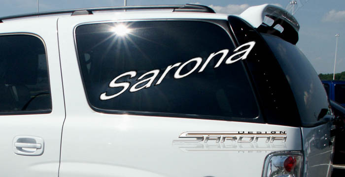 Custom GMC Denali  SUV/SAV/Crossover Roof Wing (2000 - 2006) - $249.00 (Part #GM-028-RW)